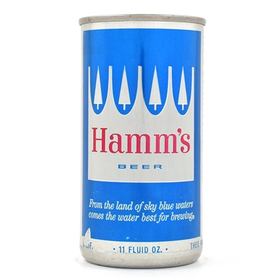 Hamms Beer 11 Ounce Straight Aluminum Pull Tab SAN FRAN 72-21