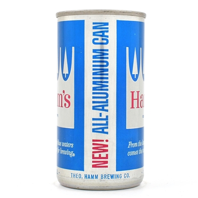 Hamms Beer 11 Ounce Straight Aluminum Pull Tab SAN FRAN 72-21