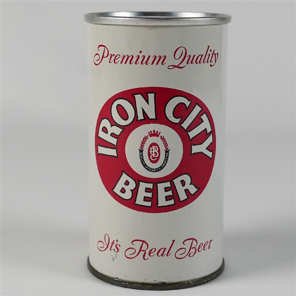 Iron City Beer Aluminum Soft Top Flat Top 85-39 EXCELLENT