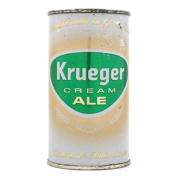 Krueger Ale Flat Top DULL SATIN GOLD CRANSTON L90-29 SCARCE