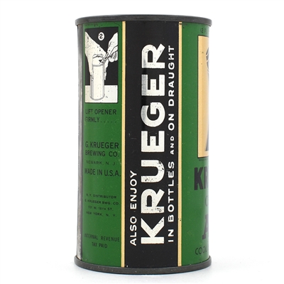 Krueger Ale Instructional Flat Top 89-28 OI 468 CLEAN