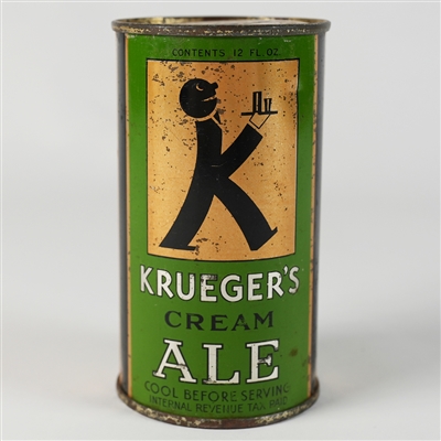 Kruegers Ale Long Opener Flat Top BALDY 89-24 OI 458