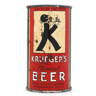 Krueger's Beer Long Opener Flat Top BALDY 90-3 OI 474