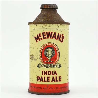 McEwans India Pale Ale Scottish Cone Top EARLY RARE