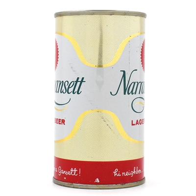 Narragansett Beer Flat Top METALLIC UNLISTED AS FLAT LIKE USBCII 96-2