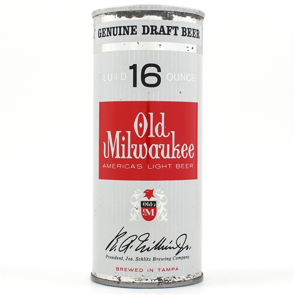 Old Milwaukee Draft 16 Ounce Pull Tab TAMPA 158-27