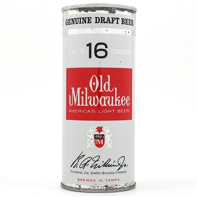 Old Milwaukee Draft 16 Ounce Pull Tab TAMPA 158-27