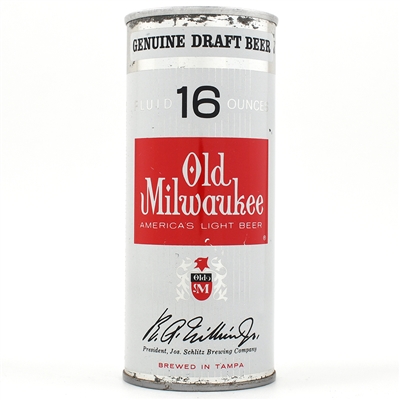 Old Milwaukee Draft 16 Ounce Pull Tab TAMPA 158-27