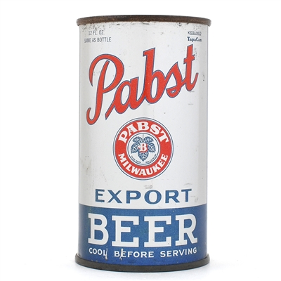 Pabst Export Beer Instructional Flat Top 111-8 OI 642 EARLY