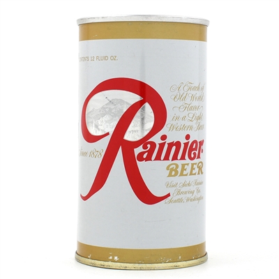 Rainier Beer Zip Top ENAMEL GOLD 111-34