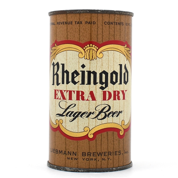 Rheingold Beer Flat Top 124-1 SCARCE NEAR MINT