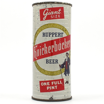 Ruppert Knickerbocker Beer 16 Ounce Flat Top 231-14 GIANT SIZE