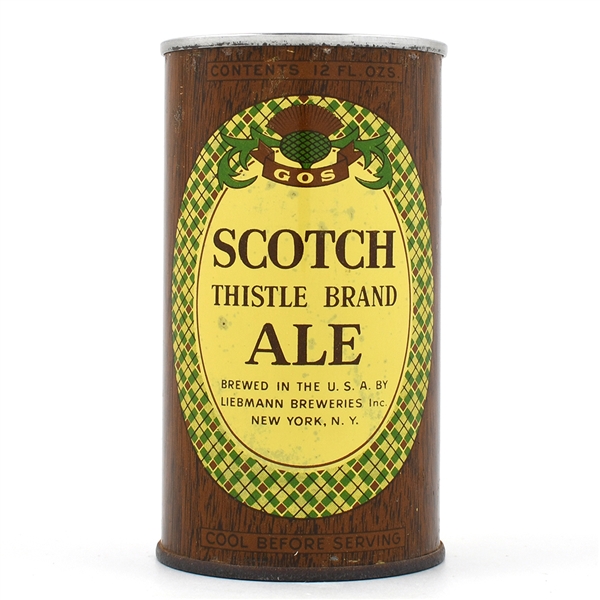 Scotch Thistle Brand Ale Flat Top NON-OI 123-22