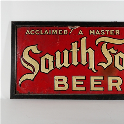 South Fork Beer Acclaimed A Master Brew Tin Sign RARE