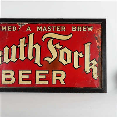 South Fork Beer Acclaimed A Master Brew Tin Sign RARE