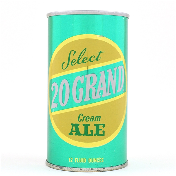 20 Grand Ale Pull Tab 4 CITIES UNLISTED