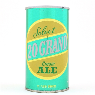 20 Grand Ale Pull Tab 4 CITIES UNLISTED
