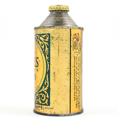 Altes Beer Cone Top IRTP DETROIT NO CANNING CODE 150-12