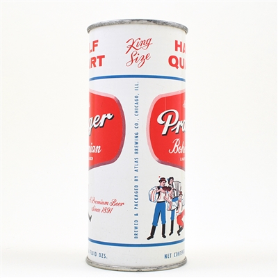 Atlas Prager Beer 16 Ounce Flat Top 224-17 MINTY