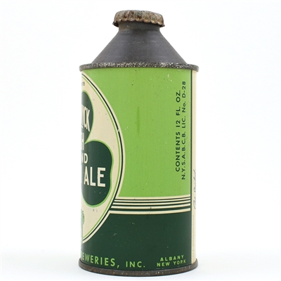 Beverwyck Irish Brand Cream Ale Cone Top 1878 DATE 152-6