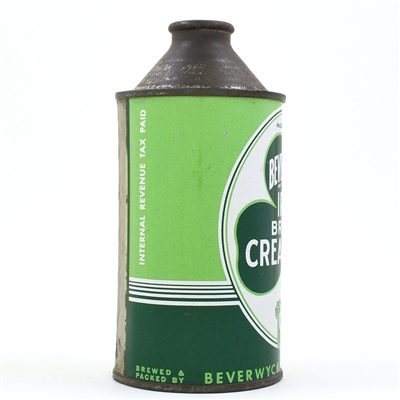 Beverwyck Irish Brand Cream Ale Cone Top MADE IN USA 152-8