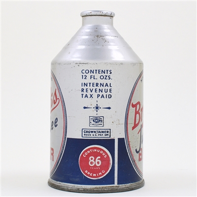 Brucks Jubilee Beer Crowntainer 86 YEARS 192-22