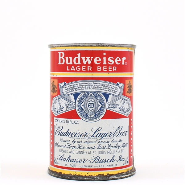 Budweiser Beer 10 Ounce Flat Top 44-9