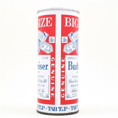 Budweiser Beer 16 Ounce Zip Top ST LOUIS 143-5 SHARP