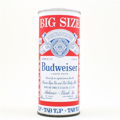 Budweiser Beer 16 Ounce Zip Top ST LOUIS 143-5 SHARP
