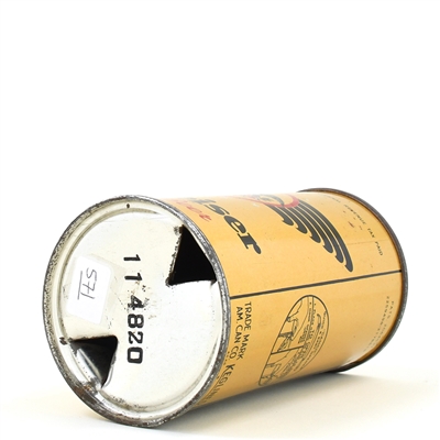 Budweiser Beer Instructional Flat Top ACCO D CODE 43-40 OI 162