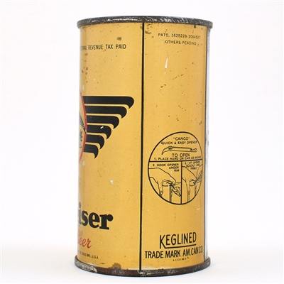 Budweiser Beer Instructional Flat Top SEMI-METALLIC L43-35 OI 148