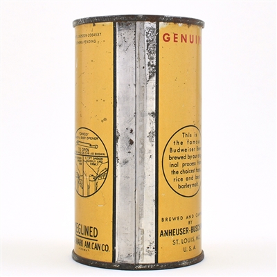Budweiser Beer Instructional Flat Top SEMI-METALLIC L43-35 OI 148