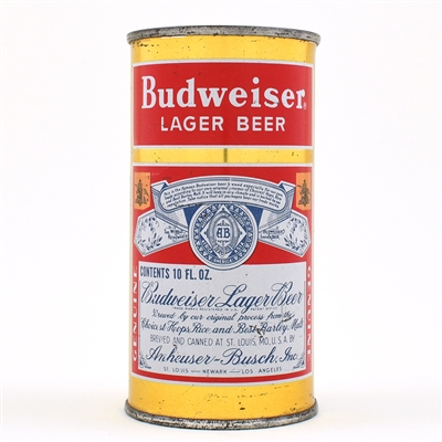 Budweiser Beer Tall 10 Ounce Flat Top 44-10