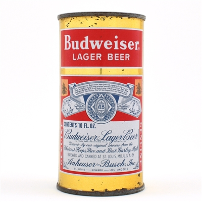 Budweiser Beer Tall 10 Ounce Flat Top 44-10