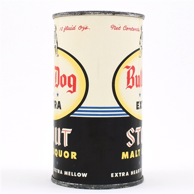 Bull Dog Stout Malt Liquor Flat Top BLUE STARS 45-26 EXCEPTIONAL