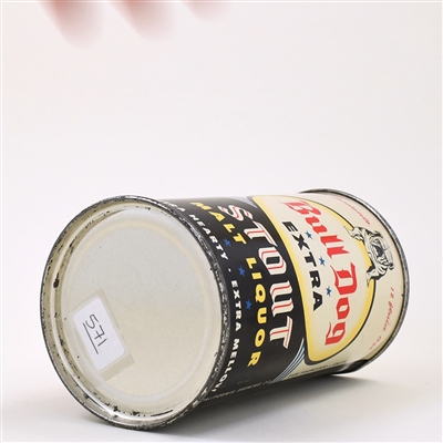 Bull Dog Stout Malt Liquor Flat Top BLUE STARS 45-26 EXCEPTIONAL