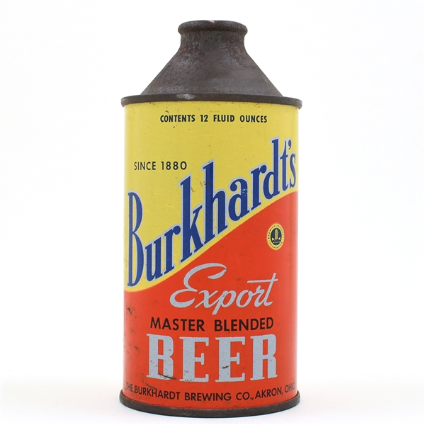 Burkhardts Export beer Cone Top NON-IRTP 156-4