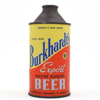 Burkhardts Export beer Cone Top NON-IRTP 156-4