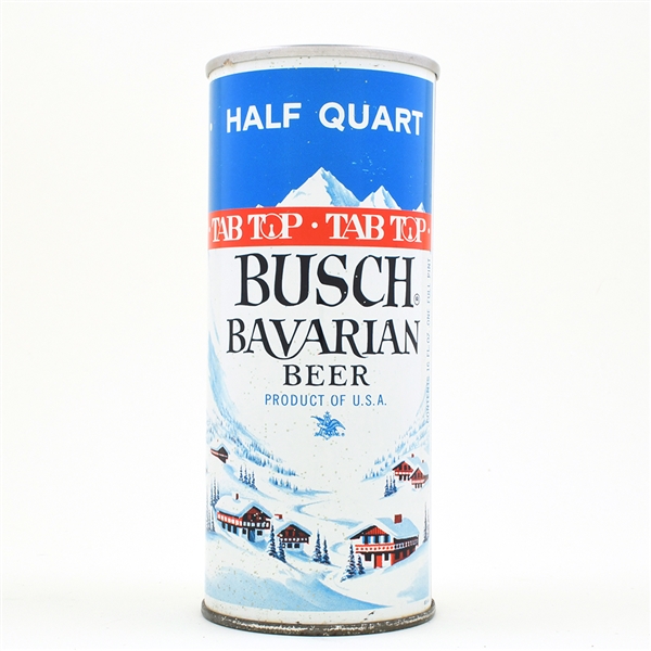 Busch Bavarian Beer 16 Ounce ZIP Top ST LOUIS 145-31 OUTSTANDING