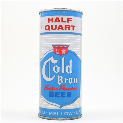 Cold Brau Beer 16 Ounce Flat Top STRONG 228-1 EXCEPTIONAL