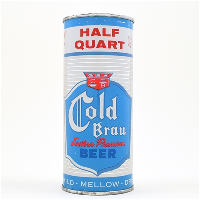 Cold Brau Beer 16 Ounce Flat Top STRONG 228-1 EXCEPTIONAL