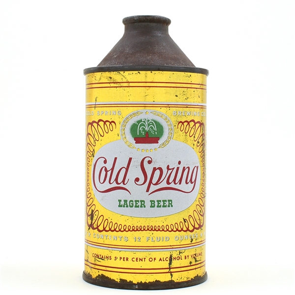 Cold Spring Beer Cone Top 5 PERCENT 151-1