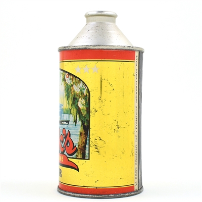 Cooks Goldblume Beer Cone Top NIEO 4 PERCENT NON-IRTP 158-6 CLEAN