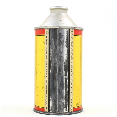 Cooks Goldblume Beer Cone Top NIEO 4 PERCENT NON-IRTP 158-6 CLEAN