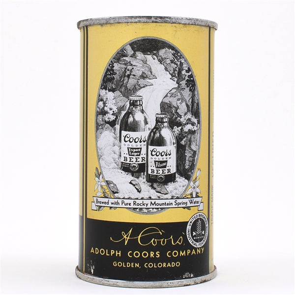 Coors Golden Beer Flat Top WATERFALL 51-17