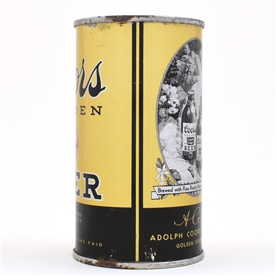 Coors Golden Beer Flat Top WATERFALL 51-17