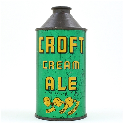 Croft Cream Ale Cone Top LEMONHEADS 158-20