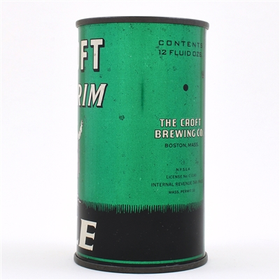 Croft Pilgrim Ale Flat Top NON-OI ACTUAL 52-17 STUNNING RARE
