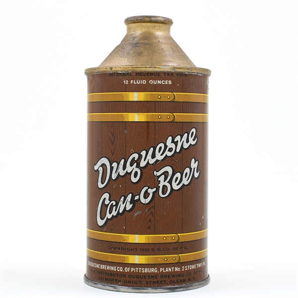 Duquesne Can-o-Beer Cone Top 159-27