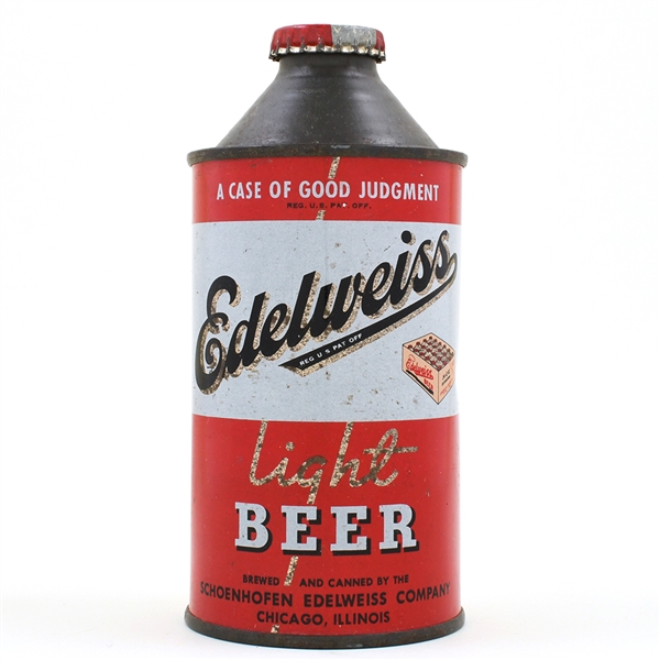 Edelweiss Light Beer Cone Top DNCMT 4 PERCENT IRTP 160-30